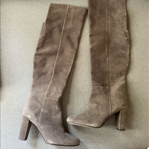 Halogen Grey Over the Knee Boots - Picture 4 of 7